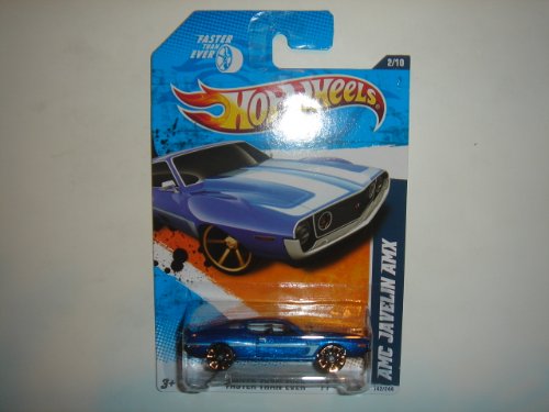 2011 Hot Wheels KMart Exclusive AMC Javelin AMX Blue #142/244
