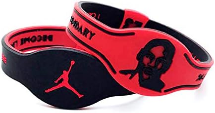 LEKEK NBA Basketball Silicone Wristband Bracelets for Men Power Balance Jewelry for Sports Fans
