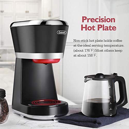 Gevi Coffee Maker 5 Cup with Small Drip Coffeemaker