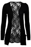 78S Womens Floral Lace Back Ladies Long Boyfriend Summer Cardigan