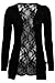 78S Womens Floral Lace Back Ladies Long Boyfriend Summer Cardigan