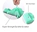 Tebba Magic Dishwashing Gloves Silicone Scrubber Sponges - Reusable Rubber Great Washing Dish Kitchen Car Bathroom Pet Care