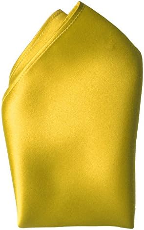 Gold Silk Satin Pocket Square 16" by Royal Silk¨