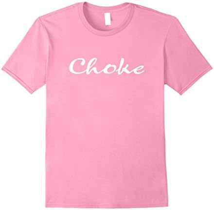 Mens Choke T-shirt Large Pink