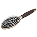 VAMIX Boar Bristle Paddle Hair Brush for Men & Women, Designed for Wet, Dry, Thick, Thin, Curly & Straight Hair Comb (Golden)