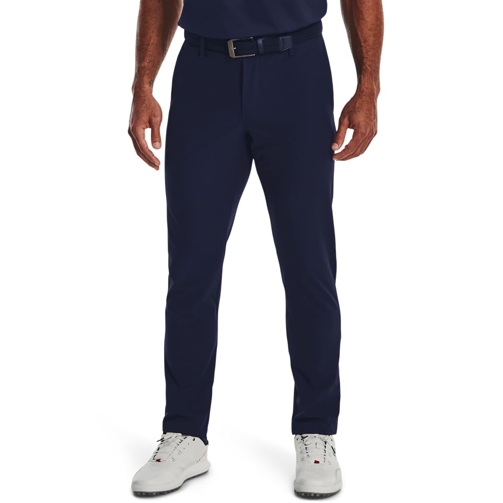 Under Armour Men’s Golf Tapered Pants, (410) Midnight Navy / / Midnight Navy, 28/30
