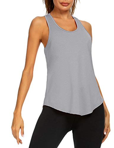 Women\'s Sport Tank Tops Yoga Workout Tops Open Back Running Sports Shirts for Women