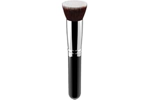 2 Pack Flat Top Kabuki Brush For Foundation And Concealer Soft Nylon Bristles Makeup Brush