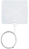 Winegard FlatWave FL-5000 Digital Indoor HDTV Antenna (4K Ready/High-VHF/UHF/Ultra-Thin/Black and White - Reversible) - 35 Mile Long Range