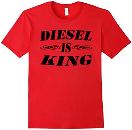 Mens Diesel is King TShirt 3XL Red