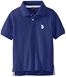 U.S. Polo Assn. Little Boys' Classic Polo Shirt, Marina, 5/6