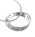 INBLISS I Love You I Love You More Pendant Necklace Eternity Circle of Love Sterling Silver for Wife, Husband 18 inch Snake Chain Gift Boxed - Same Day Shipping