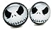 Jack Face - The Nightmare Before Christmas Stud Post Earrings - New - Pair!