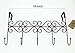 Huji Sturdy Over The Door 5 Hooks Clothes Hanger for Coats Hats Belts Organization Storage for Office or Home (1 Pack, Over The Door Hanger)