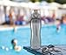 Sports Water Bottle - Milton Flip Top One-Click Open Reusable Leakproof 25 Oz 2-pack Plastic Leak Free Large Wide Mouth Big Drink Bottle + Handle Strap For Cycling Camping Hiking Gym Yoga, Green/Blue