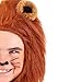 Fun Costumes Kid's Deluxe Lion Costume, Wild King of The Jungle Cat Safari Roar Mane Outfit for Dress-Up - Brown - Medium
