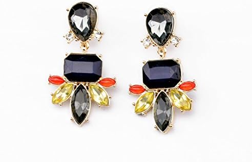 Lvxuan 2014 Statement Fashion Women Jewelry Elegant Resin Plant Stud Earrings