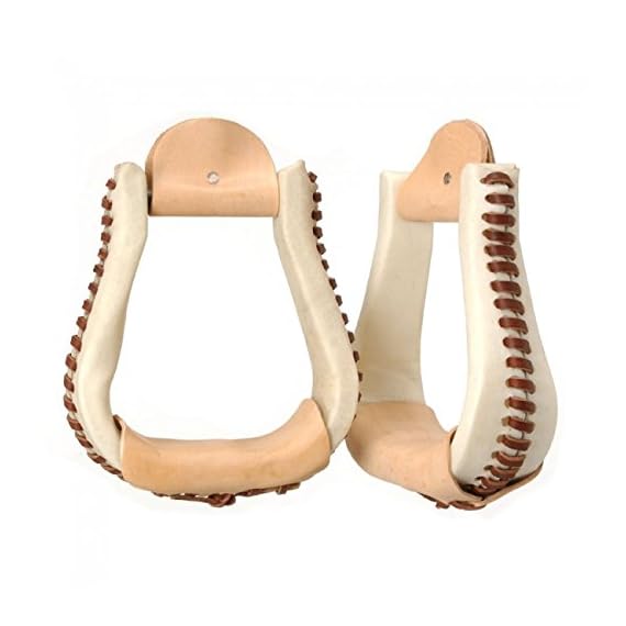 Tough-1-Royal-King-Bell-Bottom-Stirrups-DarkOil