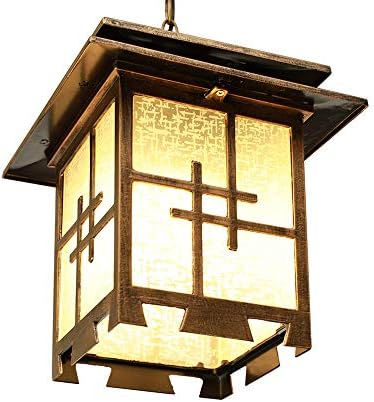 Hdmy Outdoor Waterproof Ceiling Pendant Lights European-Style Industrial Chinese Balcony Small Chandelier Corridor Aisle Garden Villa Park Rainproof Outdoor Chandelier