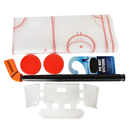 Nicknocks Ice-Hockey Toy Hockey Game Decompression Funny Toilet Game Gift for Children Kids