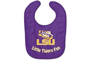 WINCRAFT NCAA College Full Color Mesh Baby Bibs (LSU Tigers All Pro)