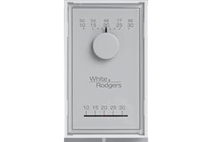 White Rodgers 24V Mercury Free Thermostat Heat only 1E50N-303