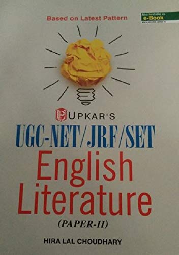 Ugc Net/Jrf/Set English Literature – Paper Ii