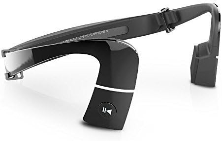 Coofone Bone Conduction Wireless Sports Bluetooth Stereo Headphone Stereo Headset Earphone for iPhone 7/6/6s Samsung Galaxy (Black)