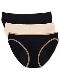 Intimate Portal - Bragas absorbentes de período, bikini de corte alto, incontinencia menstrual, a prueba de fugas, ropa interior