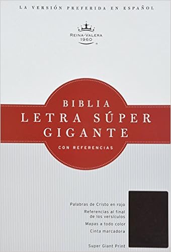 Rvr 1960 Biblia Letra Super Gigante Marron Oscuro Simil Piel Spanish Edition B H Espanol Editorial Staff 9781586408770 Amazon Com Books