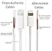 Tricon Lightning to USB Cable, 5 Pack 6 FT/2 Meter [Heavy Duty] iPhone Charging Cord iPad Charger for Apple iPhone 7/7 Plus/6/6S Plus/SE/iPad Mini/Air/Pro/iPod/Beats Pill+, Compatible with iOS10