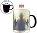 Funny Coffee Mug,SINLOOG Color Changing Mug,Sensitive Heat Changing Mug Zombie Ceramic Horror Mug for Halloween Christmas Birthday Gifts