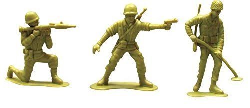 S.S 6 Soldiers Jumbo Army Men 4.75" Large Soldiers
