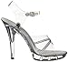 Ellie Shoes Women's M-Jewel, Clear, 7 M US