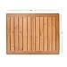 Bathequip Bamboo Floor Mat - Architecturally Pleasing, Elevates You to Dry Off - Rust and Mildew Resistant - Fully Guaranteed