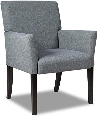 Contemporary Guest Chairs For Meeting Room Dining Room Beige Upholstered Reception Chair W Padded Arms Comfortable Backrest Wood Legs Office Giantex Fabric Executive Guest Chair 1 Chairs Sofas Office Products Femsa Com