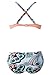 Happy Sailed Women Elegant Vintage Push up High Waisted Bikini Swimsuits, Medium Pink