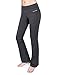 Baleaf Women's Yoga Bootleg Pants Inner Pocket