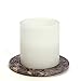 Hosley Set of 4 Assorted Soapstone Pillar Candle Plate 4.5 Inch Diameter. Wonderful accent piece for coffee tables or side tables. Ideal Gift for Weddings House Warming Home Meditation Reiki O9