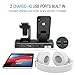 PRESS PLAY Charging Dock for Apple Watch & iPhone (Apple Certified), ONEDock Power Station w/Built-in Original Apple Lightning Connector for Docking, Made for Series, 5,4,3,2,1, AirPods, iPod