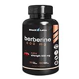 Berberine Supplements 600mg - New - Natural Formula Supports Glucose Metabolism, Cardiovascular & Gastrointestinal Health. Best Vegetarian Non GMO Gluten Free 30 Day Supplement Supply