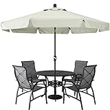 ABCCANOPY Premium Patio Umbrellas 9' Light Beige