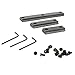 UBOO Keymod Lightweight Picatinny Rail Sections, pack of 3 (5-slot,7-slot,13-slot) Handguard Weaver Rail System with 3 Allen Wrench & Solid-Style for Rail Mount Accessories