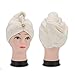 Learja 2 Pack Microfiber Hair Towel, Quick Dry Hair Towel, Hair Towels for Women, Hair Towel Wrap, Twisty Turban Hair Towel, Long & Curly Hair Towel(White+Gray)