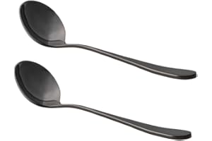 watchget Professional Coffee Cupping Spoon, Round Stainless Steel Spoon for Coffee Tasting,Coffee Scoop for Roasters and Cupp