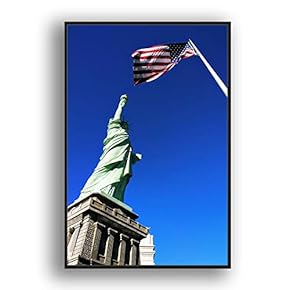 Framed Canvas Wall Art for Living Room, Bedroom Brooklyn Bridge and New York City Canvas Prints for Modern Home Decoration Ready to Hang - 16"x24" inches