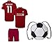 Rhinox Liverpool Salah #11 Youth Soccer Jersey Home/Away Short Sleeve Kit Shorts Kids Gift Set