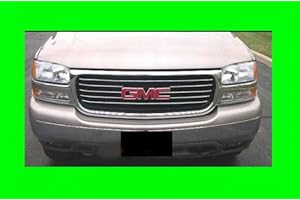 312 Motoring fits 1999-2002 GMC Sierra Chrome Grille Grill KIT 2000 2001 99 00 01 02 1500 2500 3500 SLE SLT Z71 HD 4X4 EXT Denali
