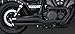 Vance & Hines Twin Slash Staggered Exhaust Black 48531