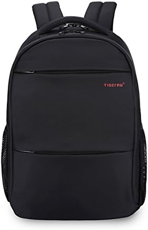 Laptop Backpack Fit 15-15.6 Inch Computer Water Resistant Travel Backpack For College Durable Bookbag Black Backpack